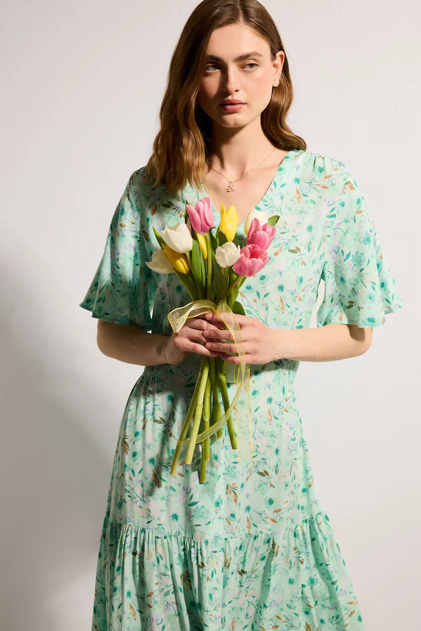 Green dress