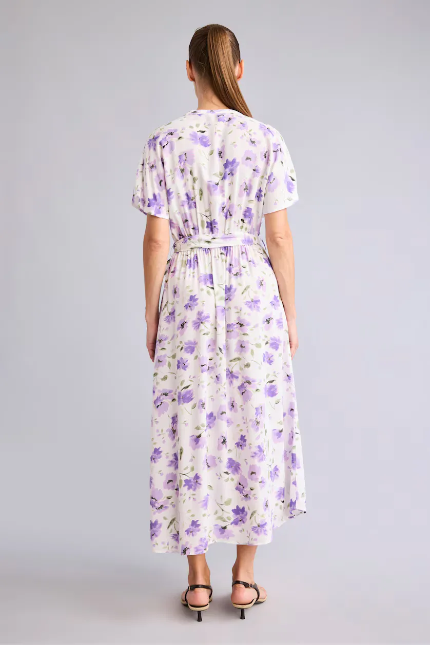 Flower White Dress